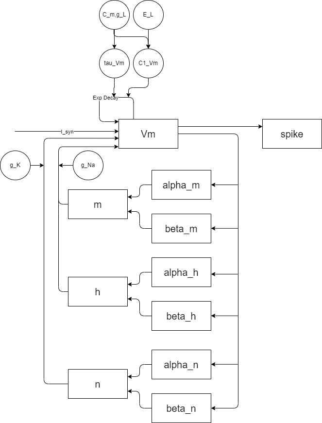 HH Model Computation Flowchart